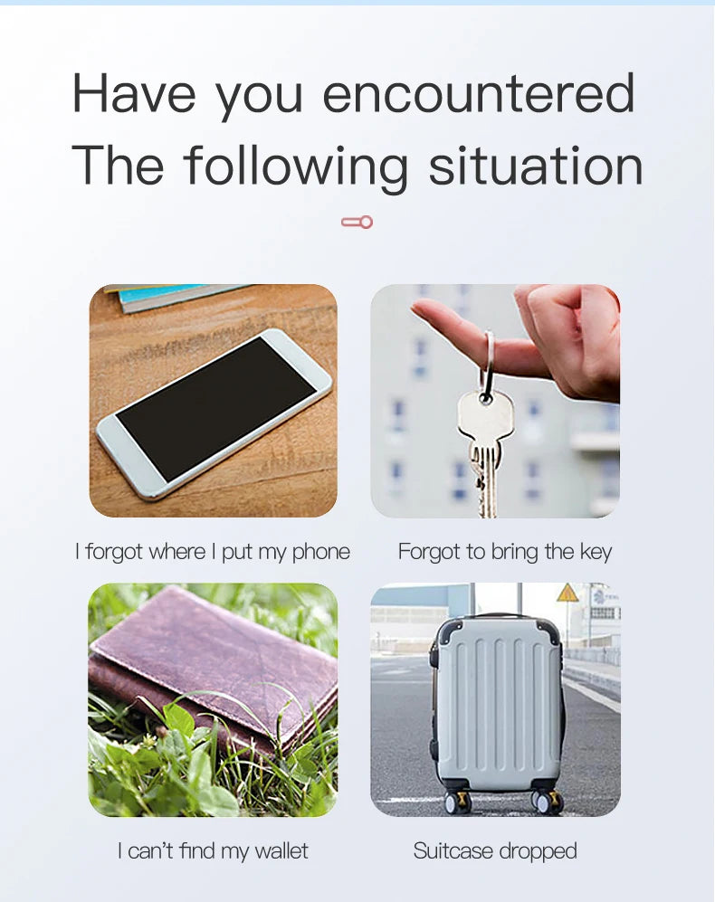 Chaveiro Rastreador Bluetooth 5.0 com App | Localizador GPS Anti-Perda | Alarme e Localização em Tempo Real