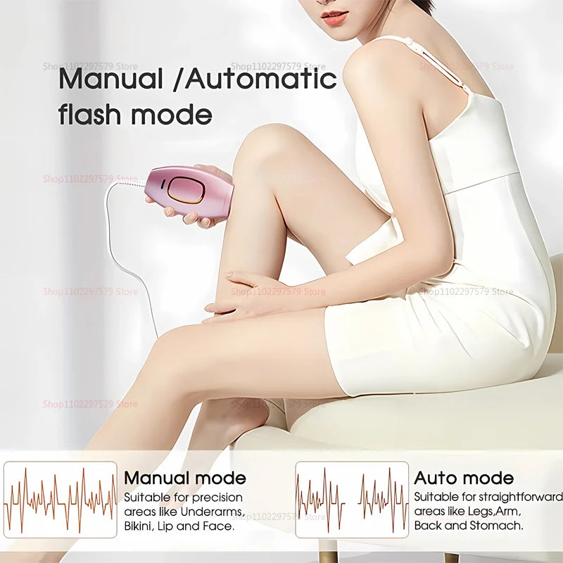 IPL Laser Hair Removal Device for Painless Armpit Leg Lip Hair Removal Skin Rejuvenation Home Use Photon Technology