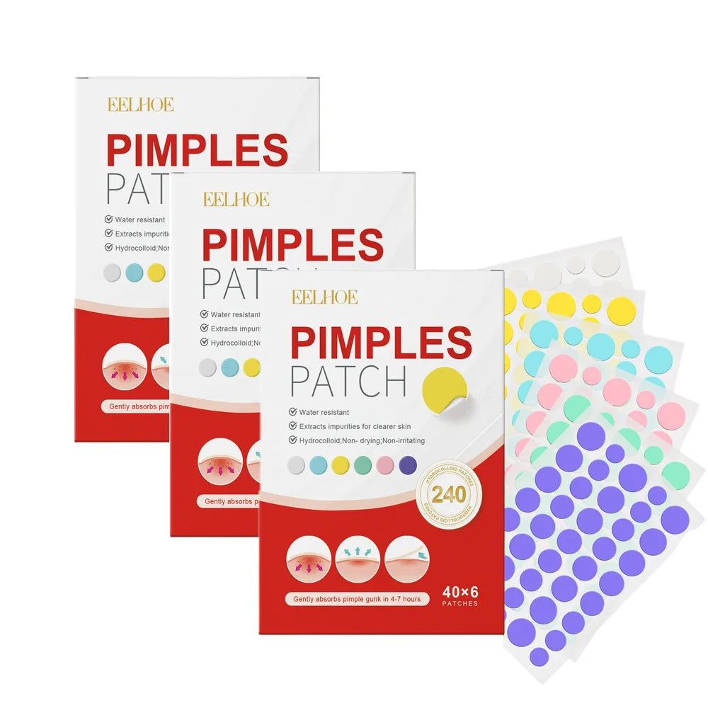 Pimple Patch Antiacne 240 un – Adesivos Hidrocoloides com Centella Asiática