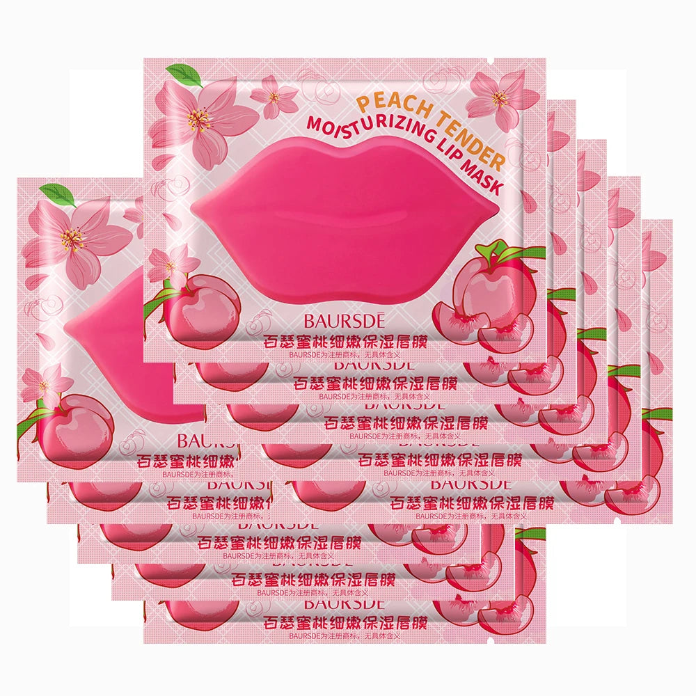 Máscara Labial de Colágeno Hidratante Cherry – Brilho & Nutrição