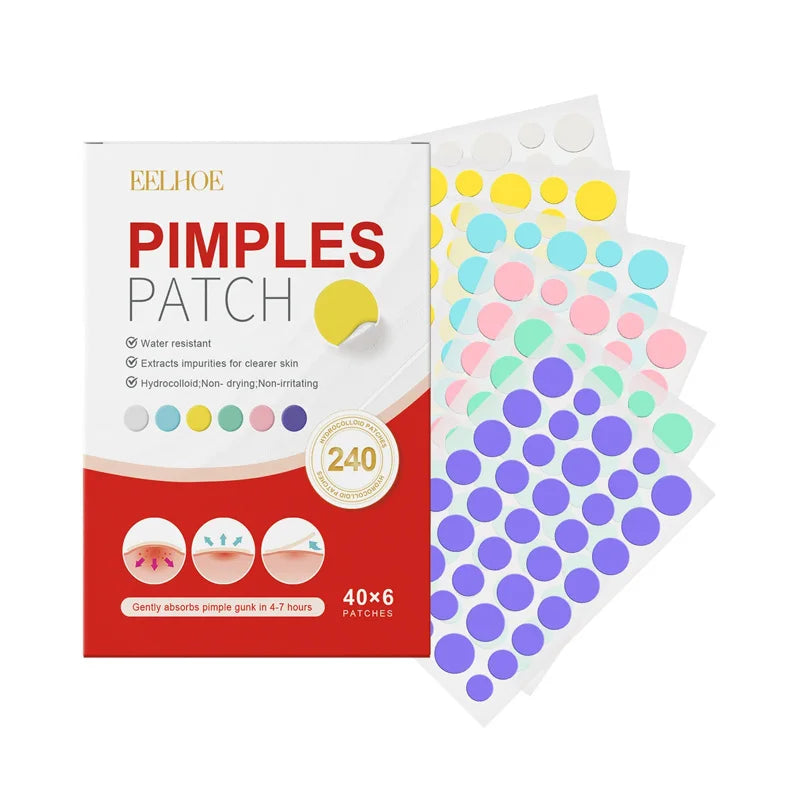 Pimple Patch Antiacne 240 un – Adesivos Hidrocoloides com Centella Asiática