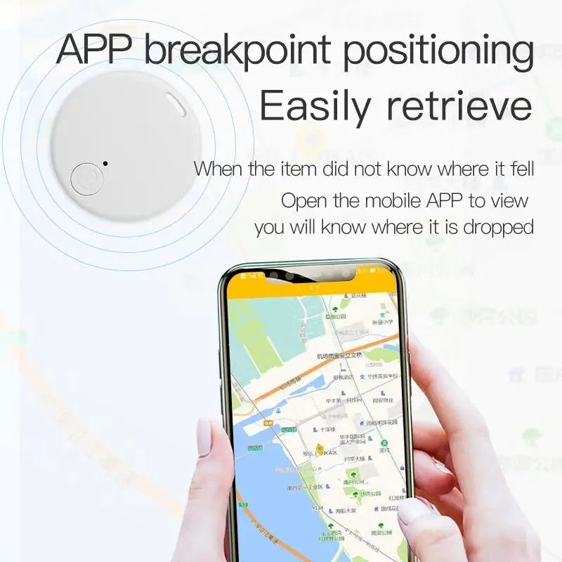Chaveiro Rastreador Bluetooth 5.0 com App | Localizador GPS Anti-Perda | Alarme e Localização em Tempo Real