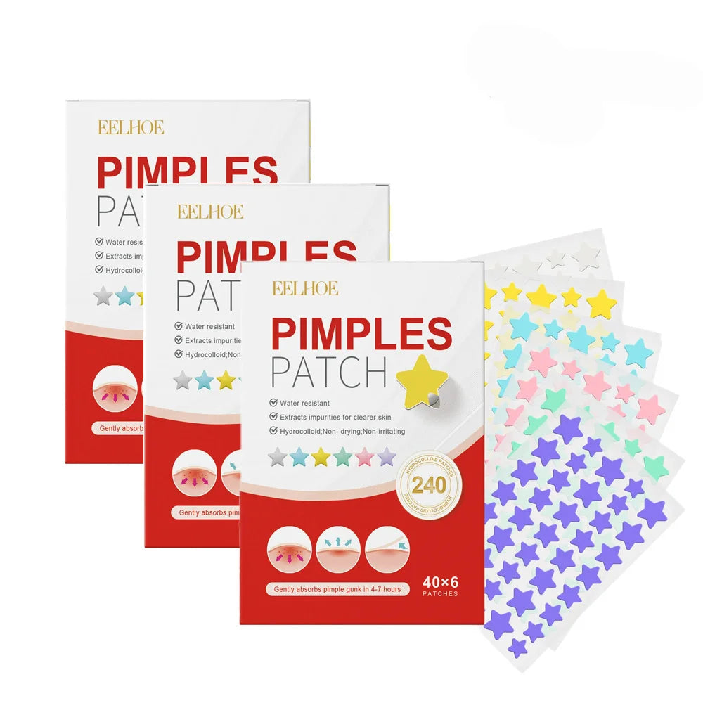 Pimple Patch Antiacne 240 un – Adesivos Hidrocoloides com Centella Asiática