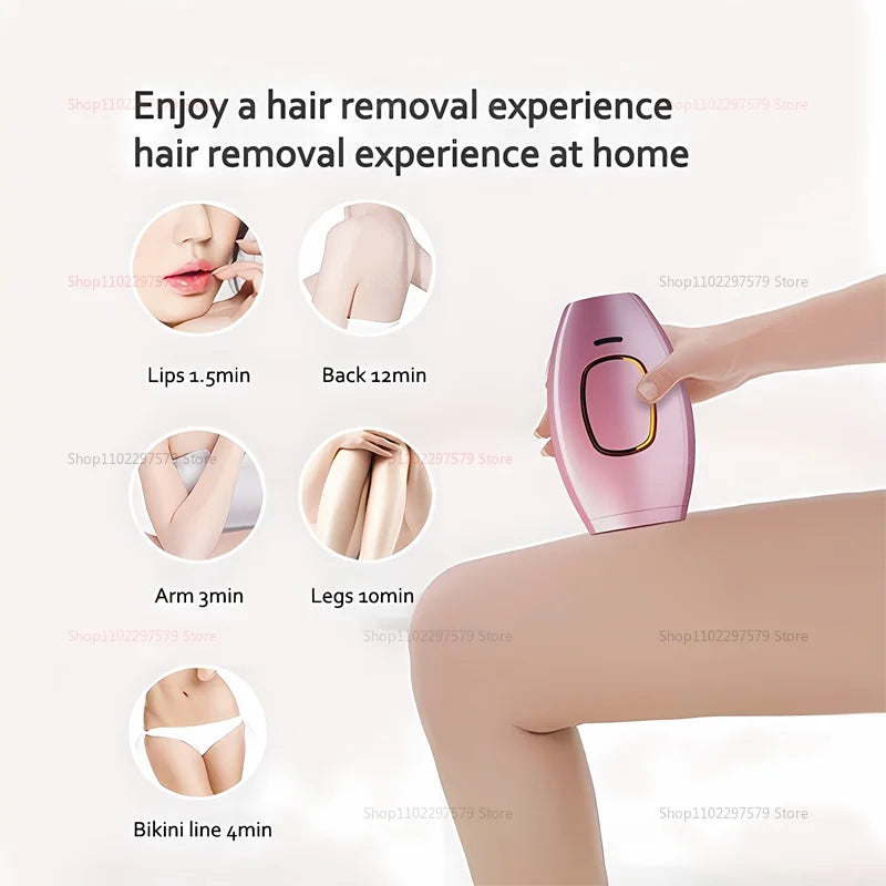 IPL Laser Hair Removal Device for Painless Armpit Leg Lip Hair Removal Skin Rejuvenation Home Use Photon Technology