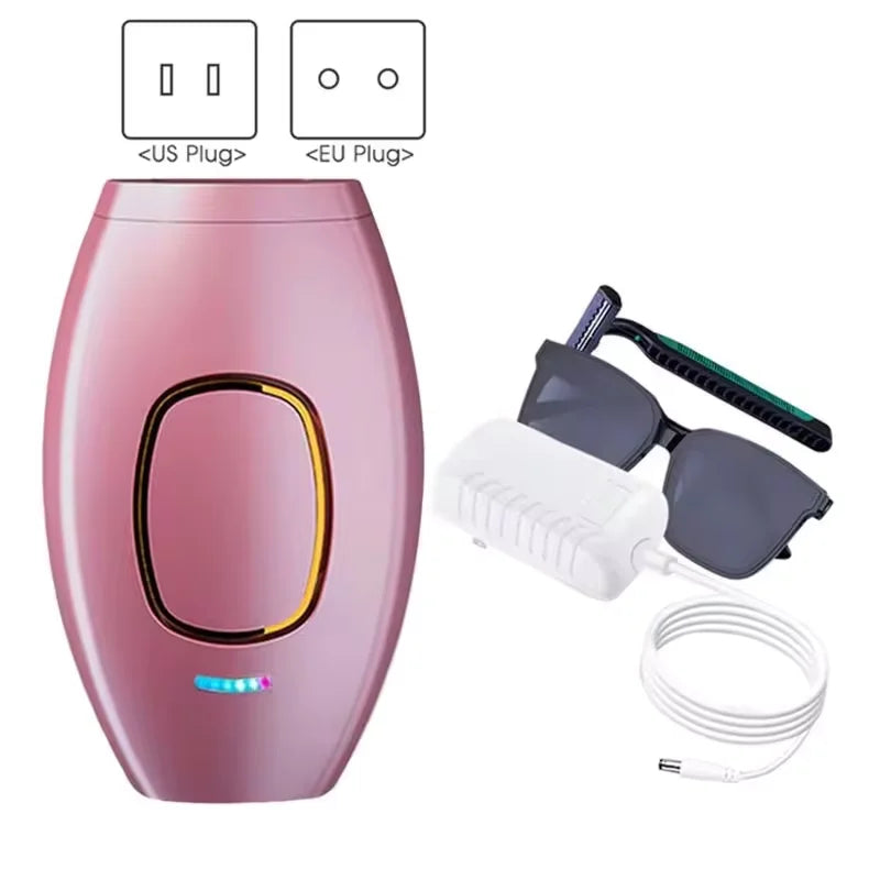 IPL Laser Hair Removal Device for Painless Armpit Leg Lip Hair Removal Skin Rejuvenation Home Use Photon Technology